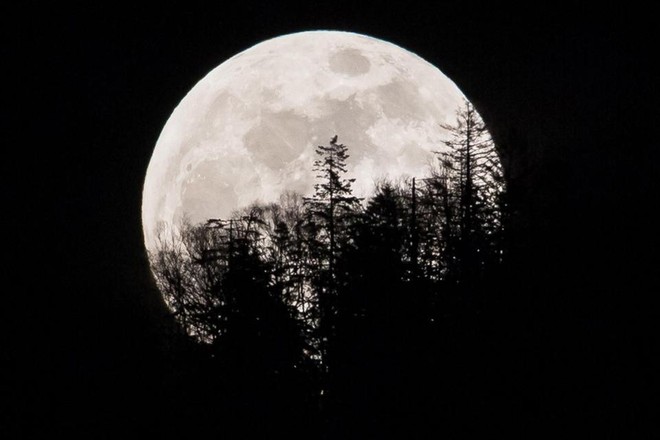Tổng hợp 21 khoảnh khắc đẹp mê hồn của Siêu trăng xanh máu trên khắp thế giới - Ảnh 39.