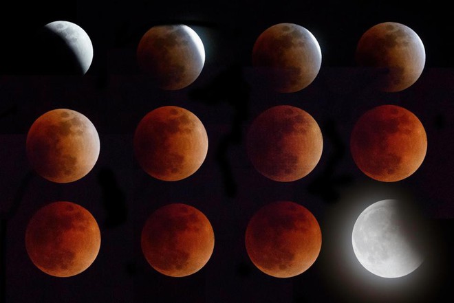 Tổng hợp 21 khoảnh khắc đẹp mê hồn của Siêu trăng xanh máu trên khắp thế giới - Ảnh 13.