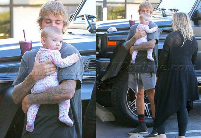 Chưa l&ecirc;n chức bố, nhưng Justin Bieber đ&atilde; đốn tim fan với h&igrave;nh ảnh bế em b&eacute; đ&aacute;ng y&ecirc;u - Ảnh 3.