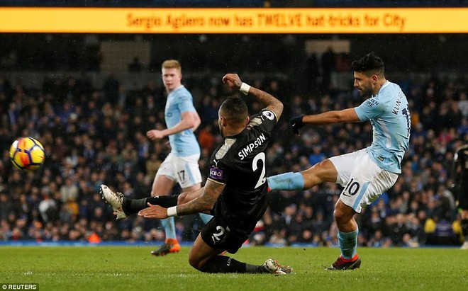 Aguero ghi 4 bàn, Man City nghiền nát cựu vương Leicester - Ảnh 10.