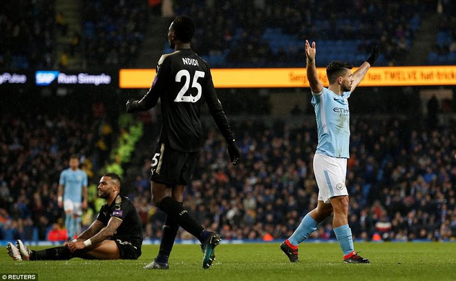 Aguero ghi 4 b&agrave;n, Man City nghiền n&aacute;t cựu vương Leicester - Ảnh 9.