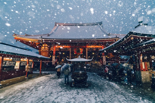 Ngắm bộ ảnh Tokyo tuyệt đẹp trong tuyết trắng dưới góc nhìn của nhiếp ảnh gia Nhật Bản - Ảnh 13.