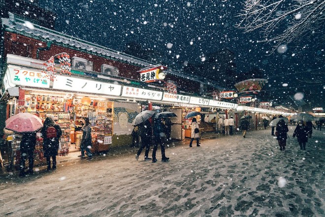 Ngắm bộ ảnh Tokyo tuyệt đẹp trong tuyết trắng dưới g&oacute;c nh&igrave;n của nhiếp ảnh gia Nhật Bản - Ảnh 23.