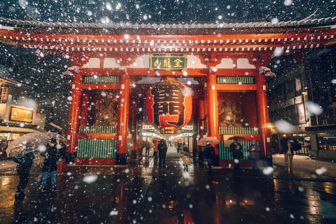 Ngắm bộ ảnh Tokyo tuyệt đẹp trong tuyết trắng dưới g&oacute;c nh&igrave;n của nhiếp ảnh gia Nhật Bản - Ảnh 15.