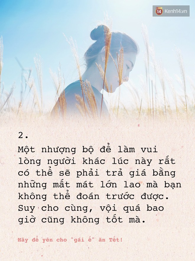 Ngừng thắc mắc: Hãy để yên cho gái ế ăn Tết! - Ảnh 2.