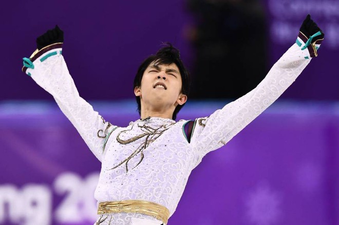 Yuzuru Hanyu giành HC vàng Olympic, phá kỷ lục tồn tại 66 năm - Ảnh 1.