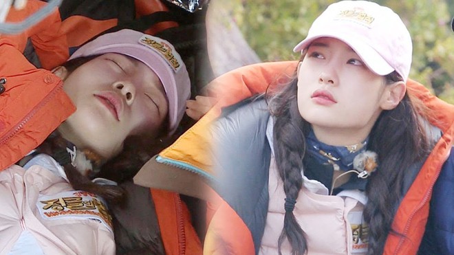 Nữ thần Kpop Chaeyeon đau bụng đến bật kh&oacute;c trong show thực tế - Ảnh 1.