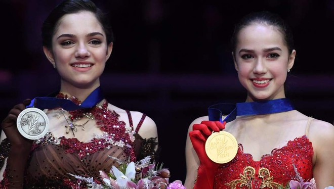 Khi cả 2 nữ ho&agrave;ng s&acirc;n băng Nga đều l&agrave; fan của Yuzuru Hanyu - Ảnh 1.