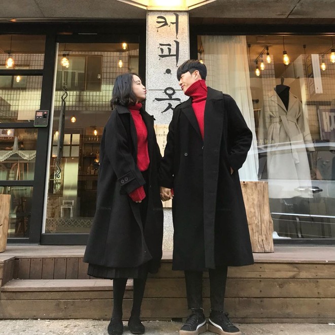 Cứ yêu nhau là phải mặc đồ đôi, nhưng mặc sao cho đẹp thì phải nhìn ngay 5 cặp đôi xứ Hàn này - Ảnh 4.