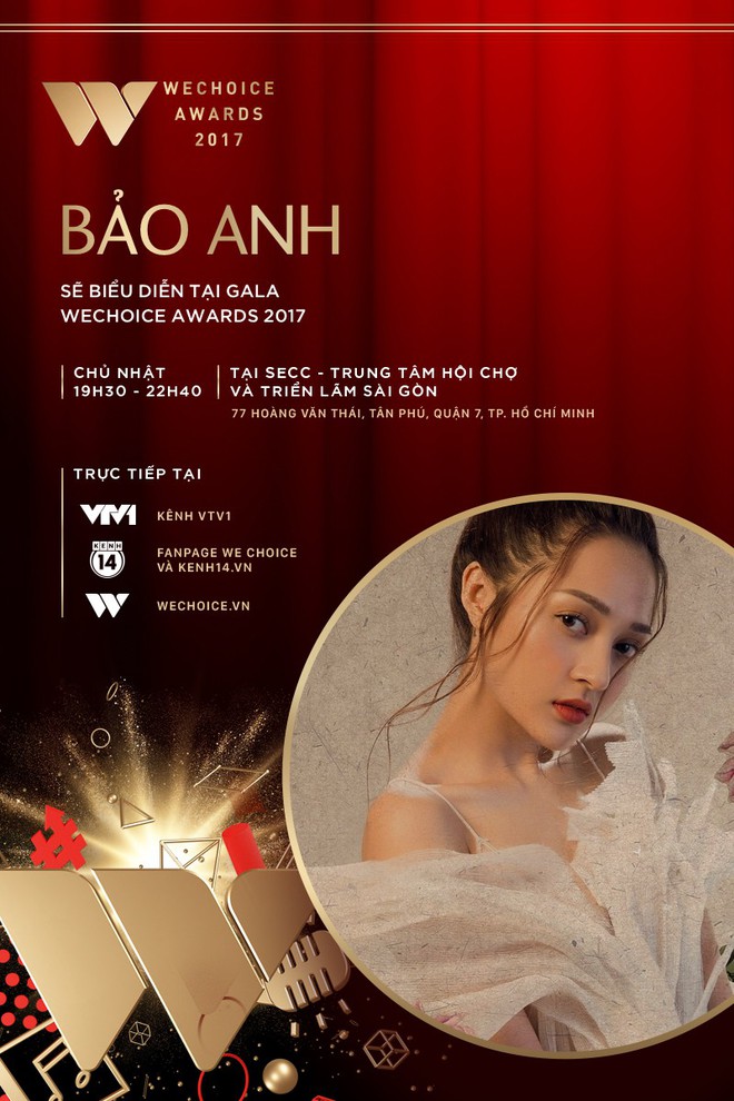 Bích Phương và Bảo Anh là 2 ca sĩ tiếp theo xác nhận biểu diễn tại Gala WeChoice Awards 2017 - Ảnh 3.