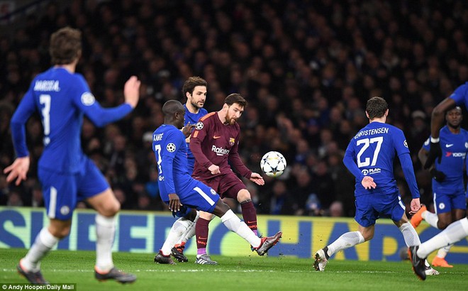 9 trận đấu, 729 phút tịt ngòi, cuối cùng Messi cũng ghi bàn vào lưới Chelsea - Ảnh 1.