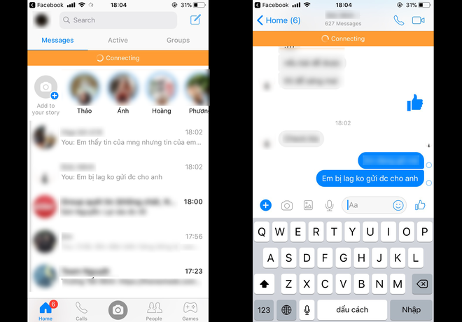 Cả Facebook v&agrave; Messenger vừa gặp lỗi kh&ocirc;ng thể hiển thị hay cập nhật tin mới - Ảnh 4.