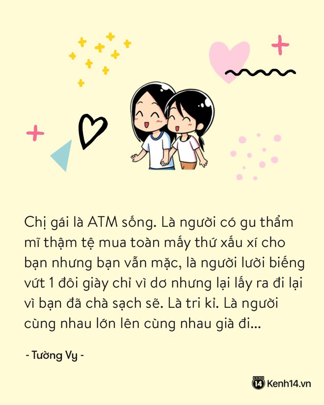 Những điều tuyệt vời nhất thế giới mà chỉ ai có chị gái mới hiểu - Ảnh 7.