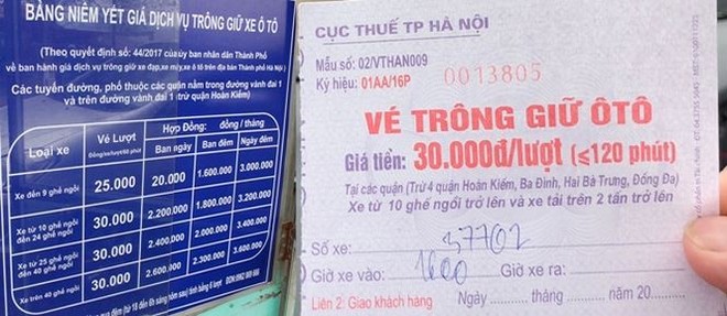 Truy thu gần 50 triệu đồng đối với bãi xe chặt chém ở Phủ Tây Hồ - Ảnh 2.