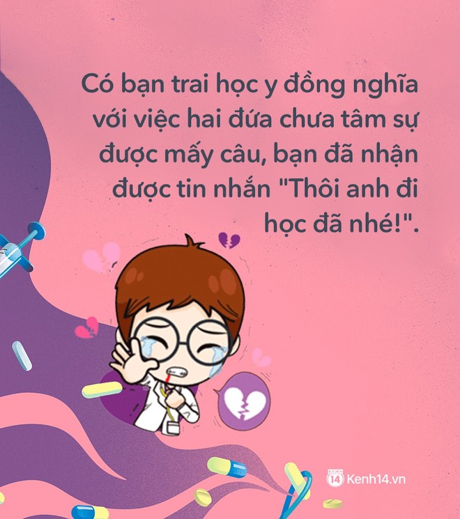 Đừng mơ mộng nữa, có bạn trai học Y nghĩa là chấp nhận nói không với lãng mạn - Ảnh 2.