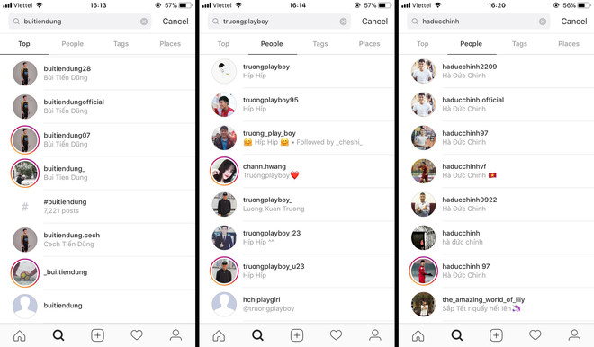 Instagram của các cầu thủ U23 Việt Nam tuy chưa có dấu xanh nhưng không thể làm giả - Ảnh 4.