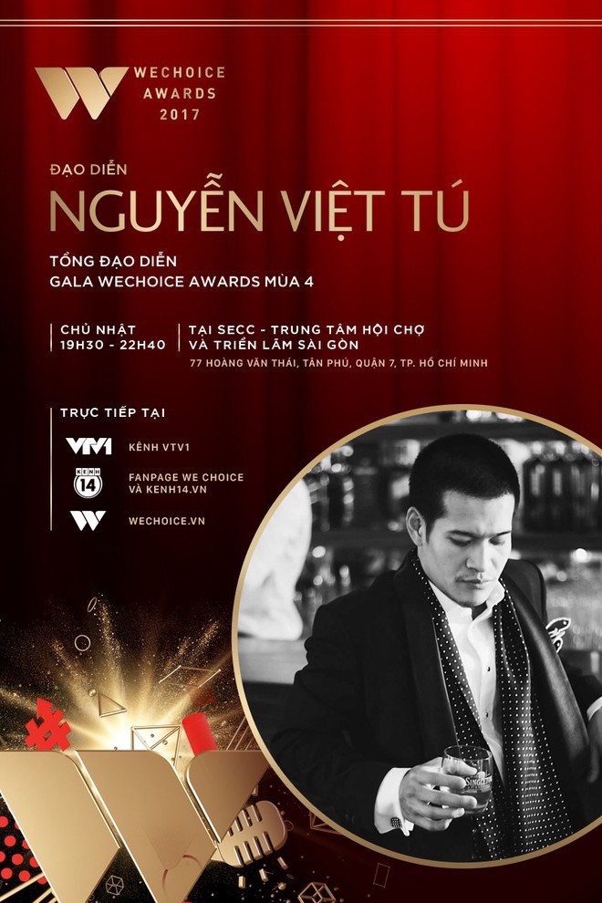 Đạo diễn Việt Tú và nhạc sĩ Dương Khắc Linh kết hợp, hứa hẹn đem tới một đêm Gala WeChoice Awards 2017 ngập tràn cảm hứng - Ảnh 1.