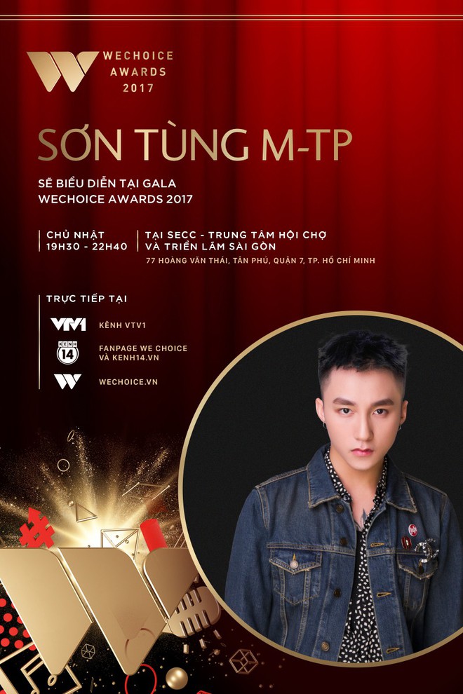 Đáng mong đợi: Sơn Tùng M-TP sẽ làm bùng nổ Gala WeChoice Awards 2017 bằng tiết mục độc đáo nhất từ trước đến nay - Ảnh 2.