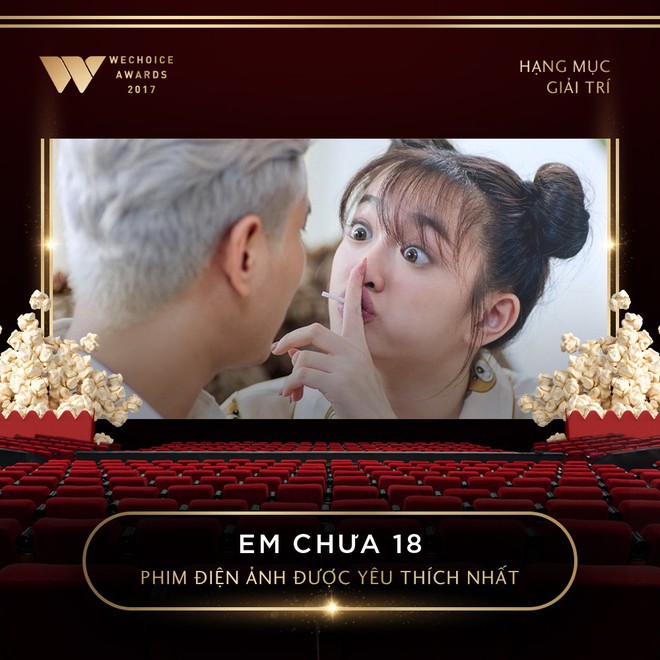 Công bố các đề cử hạng mục giải trí được tôn vinh tại Gala WeChoice Awards 2017! - Ảnh 6.