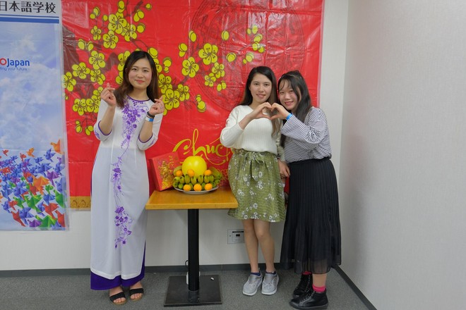 Ở nh&agrave; chưa thấy Tết đ&acirc;u nhưng DHS Việt ở Nhật đ&atilde; đ&oacute;n Tết rất ho&agrave;nh tr&aacute;ng rồi - Ảnh 9.