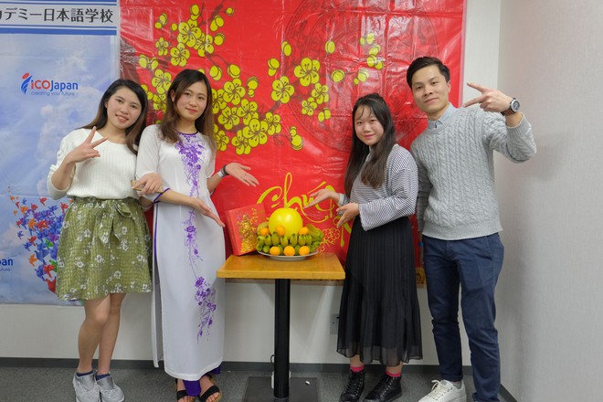 Ở nh&agrave; chưa thấy Tết đ&acirc;u nhưng DHS Việt ở Nhật đ&atilde; đ&oacute;n Tết rất ho&agrave;nh tr&aacute;ng rồi - Ảnh 10.