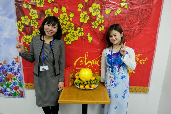 Ở nh&agrave; chưa thấy Tết đ&acirc;u nhưng DHS Việt ở Nhật đ&atilde; đ&oacute;n Tết rất ho&agrave;nh tr&aacute;ng rồi - Ảnh 11.