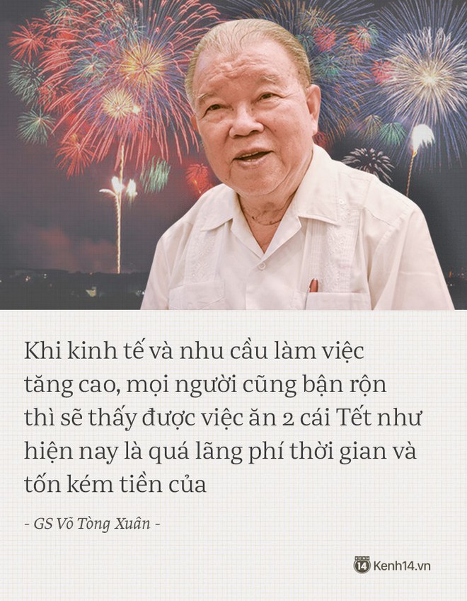 Vị giáo sư suốt 12 năm giữ quan điểm gộp Tết tây Tết ta: Đề xuất nhưng chưa ai làm nên gia đình tôi vẫn ăn Tết kiểu cũ thôi! - Ảnh 1.