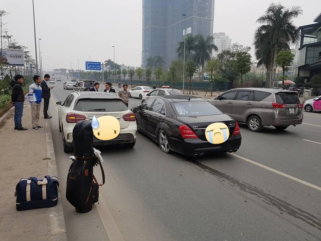 H&agrave; Nội: 2 xe Mercedes thi thố tốc độ tr&ecirc;n đường v&agrave; c&aacute;i kết đắng ngay sau đ&oacute; - Ảnh 4.