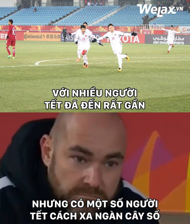 Chùm ảnh chế về đội tuyển Việt Nam sau chiến thắng kỳ tích tại giải U23 châu Á - Ảnh 13.