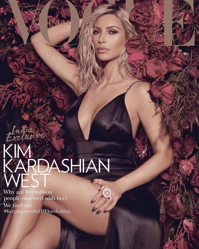 Vogue Ấn Độ bị ném đá vì chọn Kim Kardashian làm gương mặt trang bìa  - Ảnh 1.