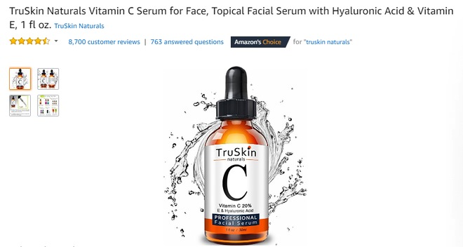 Loại serum vit C giá 455k này có tới 8.000 review tốt trên Amazon và đây là những hình ảnh trước/sau ấn tượng được người dùng chia sẻ - Ảnh 2.