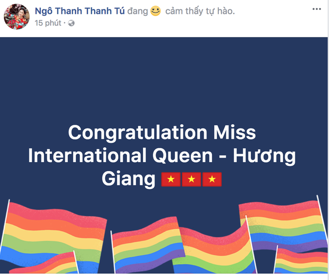 Hương Giang xuất sắc đăng quang Hoa hậu, dàn sao Việt đồng loạt gửi lời chúc mừng - Ảnh 1.