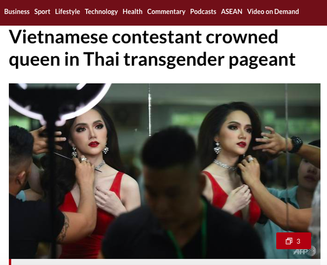 DailyMail, AFP cùng loạt tờ báo lớn nhất thế giới đưa tin Hương Giang đăng quang Hoa hậu Chuyển giới Quốc tế 2018 - Ảnh 4.