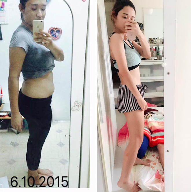 Chia tay bạn trai, cô gái giảm 13kg nhờ tập gym và kiên quyết nói không dù được bao ăn! - Ảnh 1.