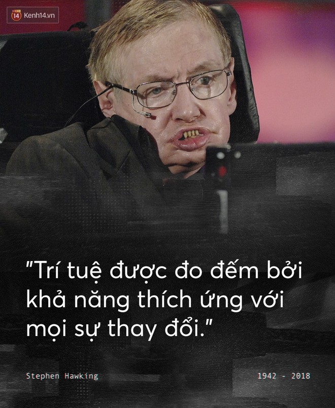 Những câu nói để đời của Stephen Hawking: Từ suy nghĩ giản đơn về cuộc đời cho tới triết lý mang tầm vũ trụ - Ảnh 4.