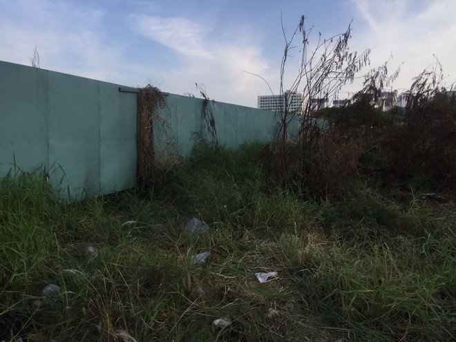 Người dân hốt hoảng phát hiện thi thể phân hủy nằm cạnh rào chắn công trình ở Sài Gòn - Ảnh 1.