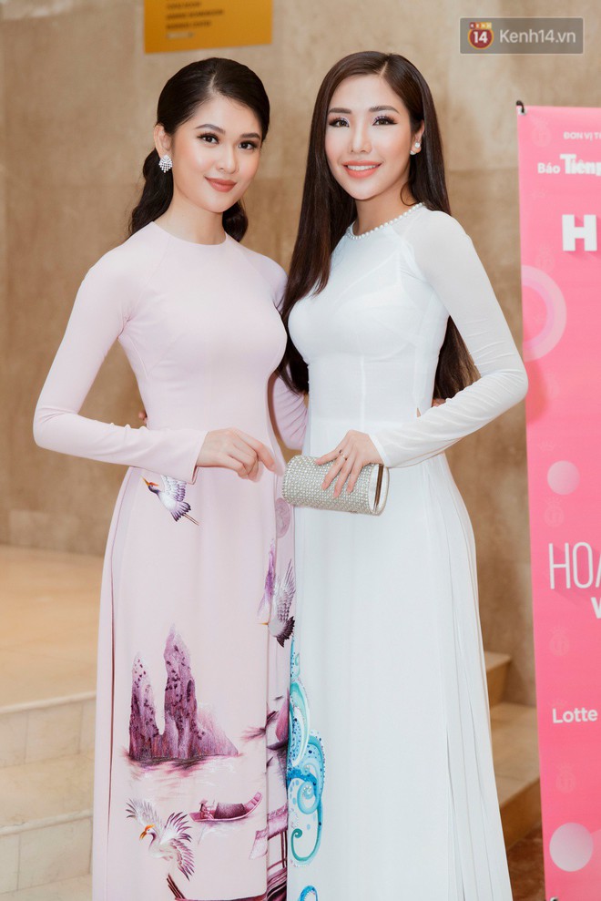 Khoảnh khắc hiếm hoi: 6 Hoa hậu, &Aacute; hậu hai m&ugrave;a Hoa hậu li&ecirc;n tiếp diện &aacute;o d&agrave;i đọ sắc - Ảnh 7.