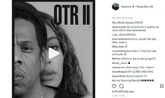 Sau bao sóng gió, cặp đôi quyền lực Jay-Z và Beyonce thông báo tour diễn chung hoành tráng - Ảnh 1.