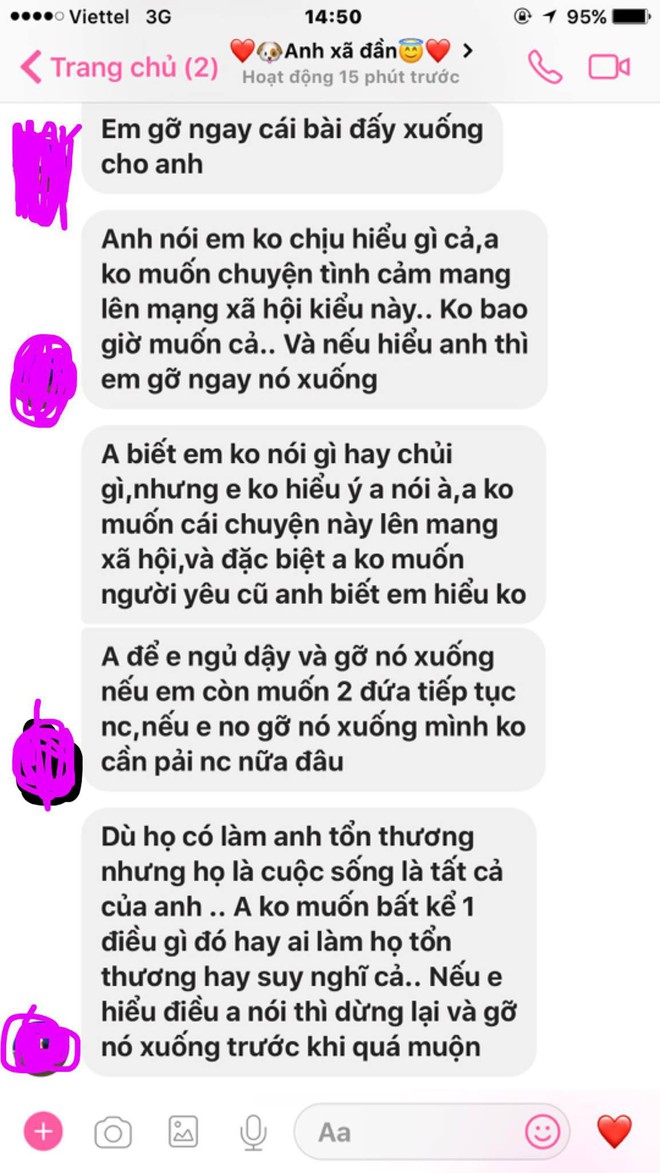 Thanh niên nặng lời với bạn gái vì dám bóc chuyện mình vẫn liên lạc với người yêu cũ trên MXH - Ảnh 2.