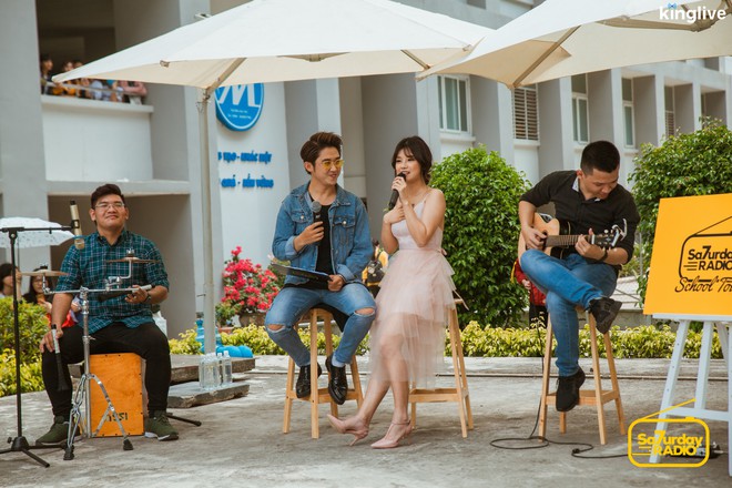 Saturday Radio: Hoàng Yến Chibi trổ tài đọc rap chửi MC Quốc Bảo, lần đầu hát live nhạc phim Tháng Năm Rực Rỡ - Ảnh 8.