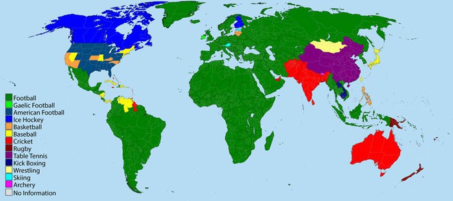 Những tấm bản đồ thú vị nhất thế giới mà trường học không dạy bạn - Ảnh 1.