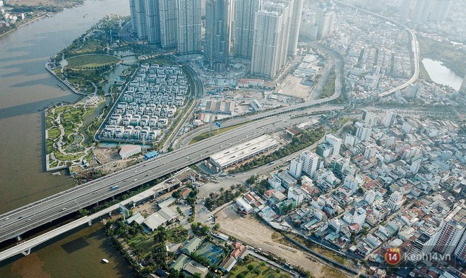 Clip, ảnh: Toàn cảnh tòa tháp 81 tầng cao nhất Việt Nam của tỷ phú Phạm Nhật Vượng nhìn từ trên cao - Ảnh 3.