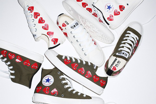 Converse play comme des garcons clearance giá