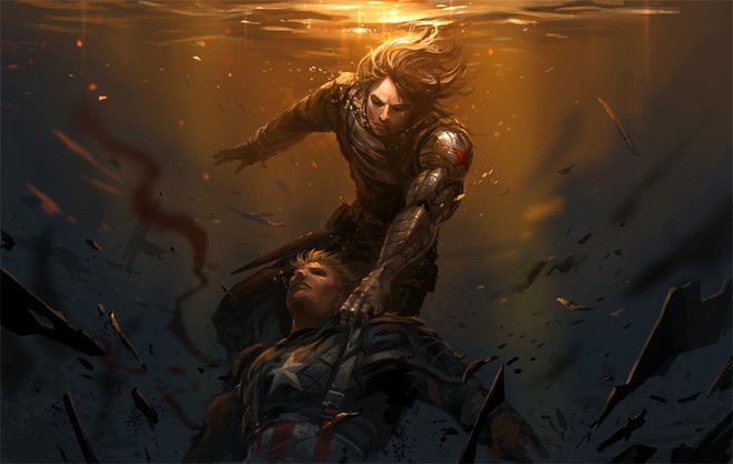 Đổ rạp trước c&aacute;c m&agrave;n đối đ&aacute;p &ldquo;t&igrave;nh bể b&igrave;nh của cặp đ&ocirc;i Bucky - Steve ở vũ trụ Marvel - Ảnh 10.