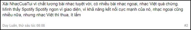 Sau 2 tuần dùng Spotify nghe nhạc, cư dân mạng Việt Nam nói gì? - Ảnh 1.