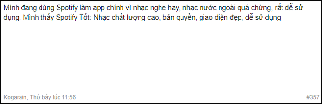 Sau 2 tuần dùng Spotify nghe nhạc, cư dân mạng Việt Nam nói gì? - Ảnh 8.