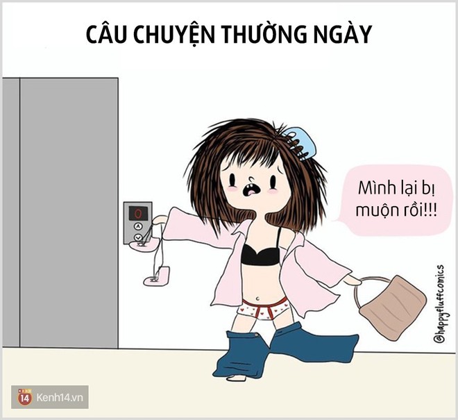 Bộ tranh: Đây chính là những gì diễn ra trong một ngày của hội con gái! - Ảnh 1.