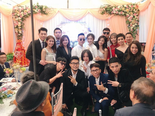 Phương Ly, Salim, Ngọc Thảo... xinh đẹp rạng rỡ trong lễ ăn hỏi của Tr&acirc;m Anh - JustaTee - Ảnh 7.
