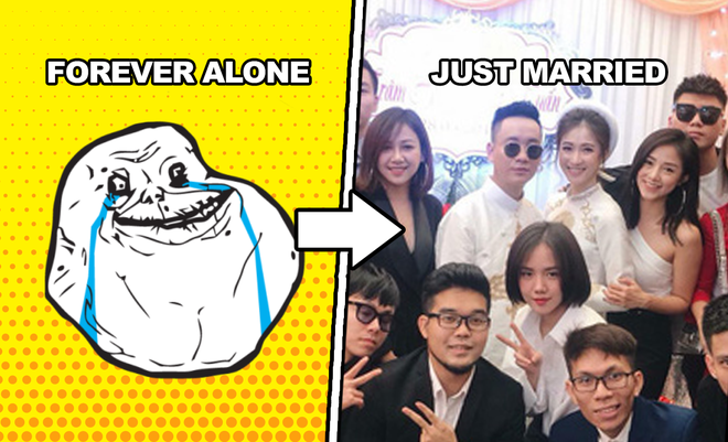 Hội FA phát sốt phát rét: Đến cả chủ nhân bản hit Forever Alone cũng đi lấy vợ rồi! - Ảnh 2.