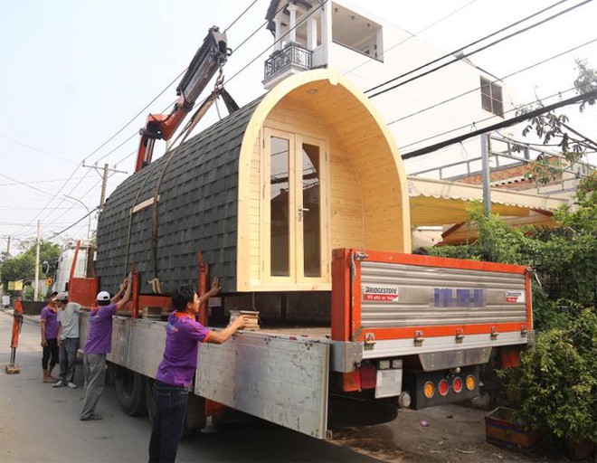Ngôi nhà 140 triệu ở Sài Gòn có thể tháo lắp vận chuyển đi khắp nơi khiến nhiều người thích thú - Ảnh 2.